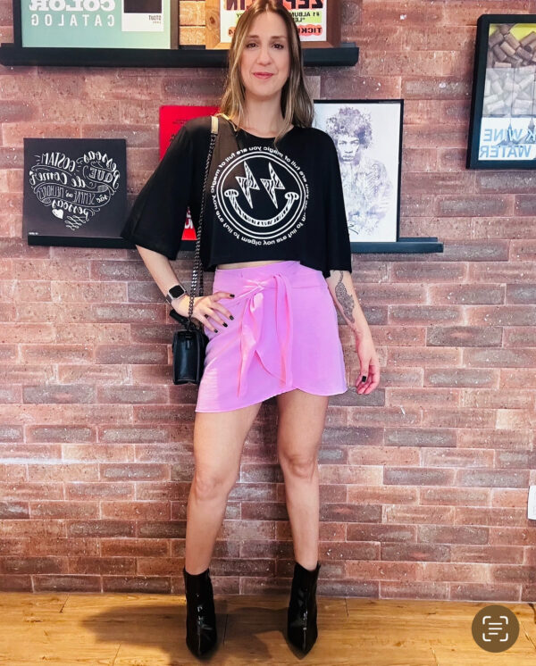 T-shirt Cropped Smile - Imagem 2