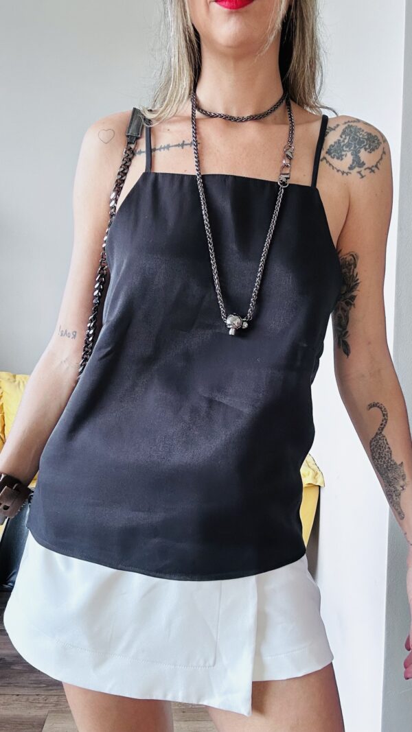 BLUSA ALCINHA ACETINADA - Imagem 2